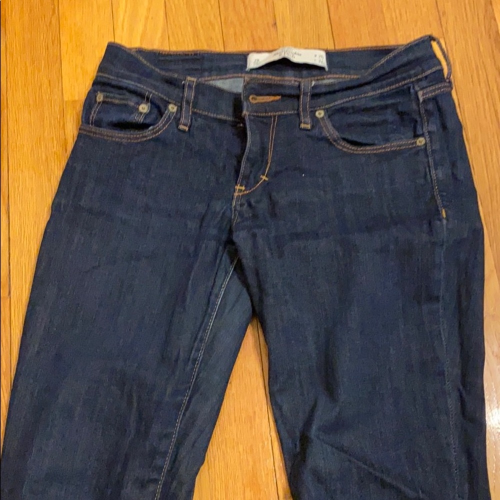 Perfect stretch dark wash skinny jeans